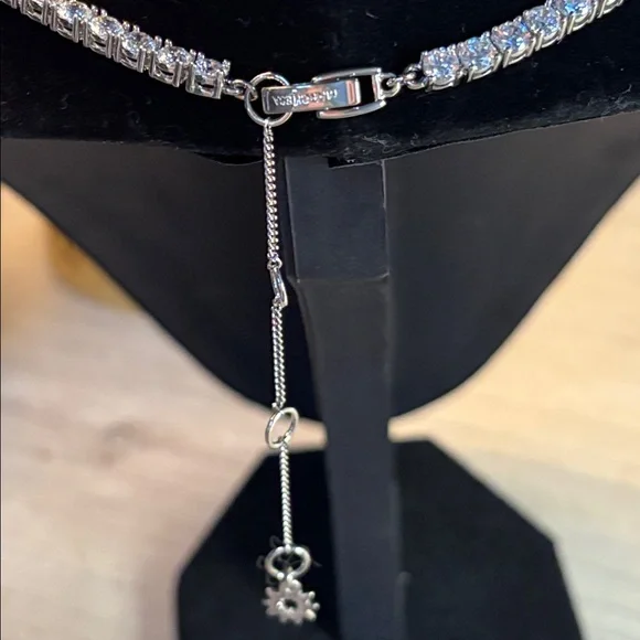 NWOT Marchesa Cubic Zirconia Tennis Collar Necklace - Picture 4 of 9